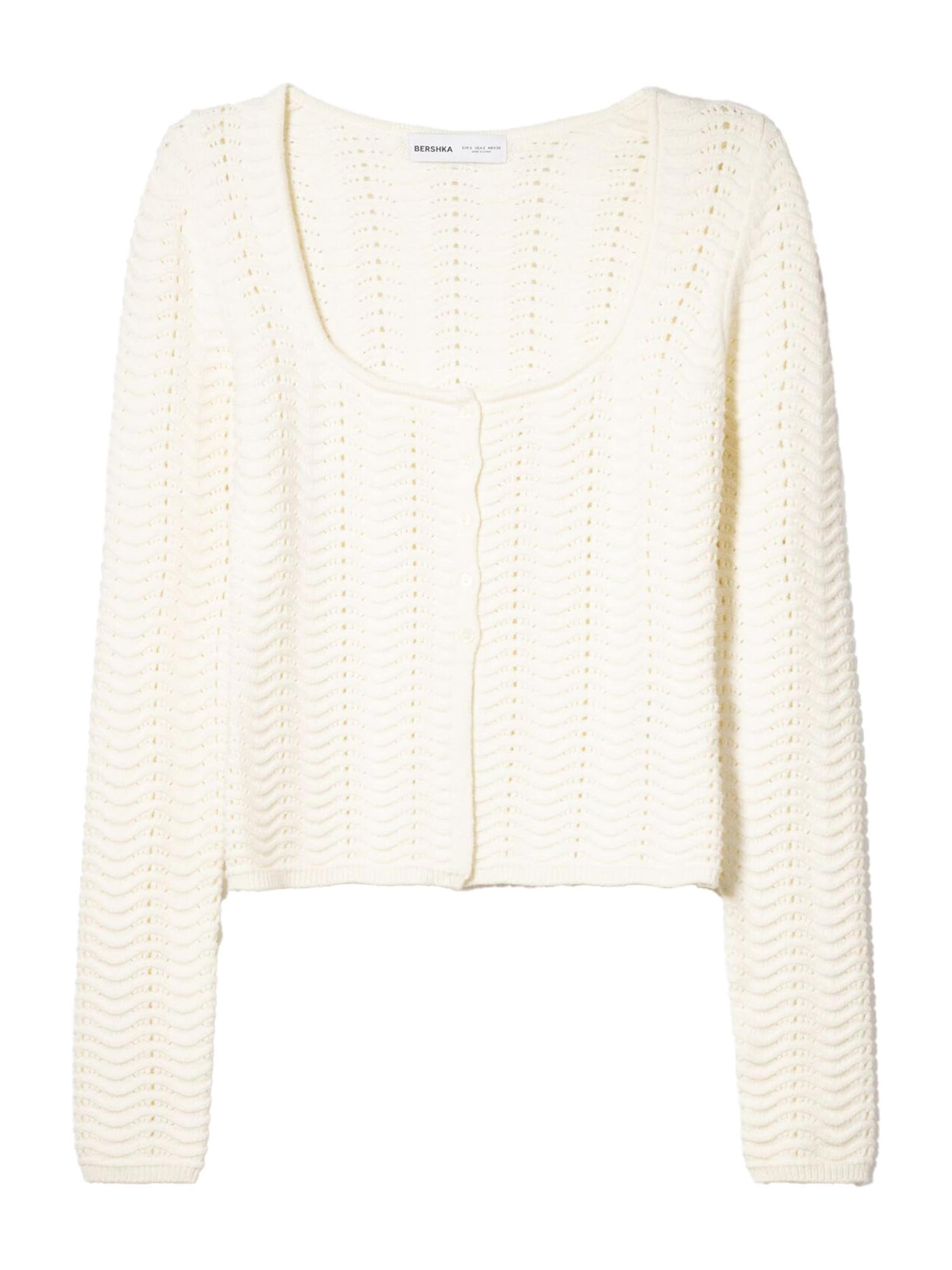 Giacchetta di Bershka in beige: frontale