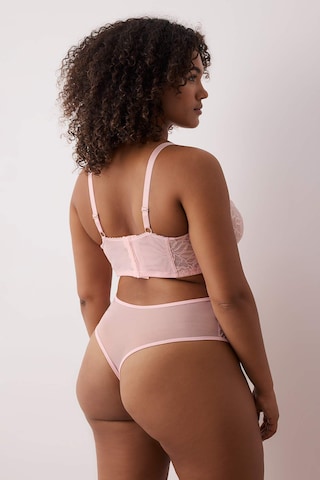 Trendyol Curve Bustier Fehérnemű szettek - rózsaszín
