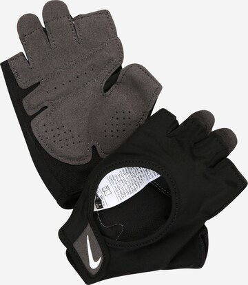 NIKE Accessoires Athletic Gloves in Black: front