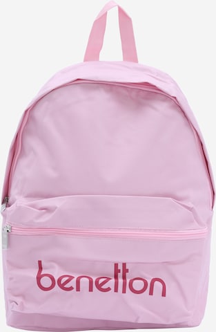 UNITED COLORS OF BENETTON Rucksack 'KNAPSACK' in Pink: front