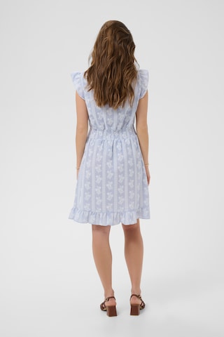 Robe Cream en bleu