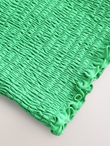 Next Bez ramienok Bikinový top - Zelená