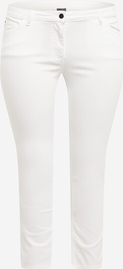 Pantaloni 'RAFIA' Persona by Marina Rinaldi pe alb, Vizualizare produs