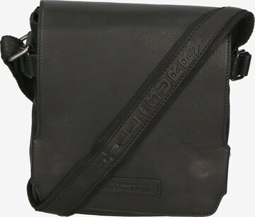 HILL BURRY Crossbody Bag in Black: front