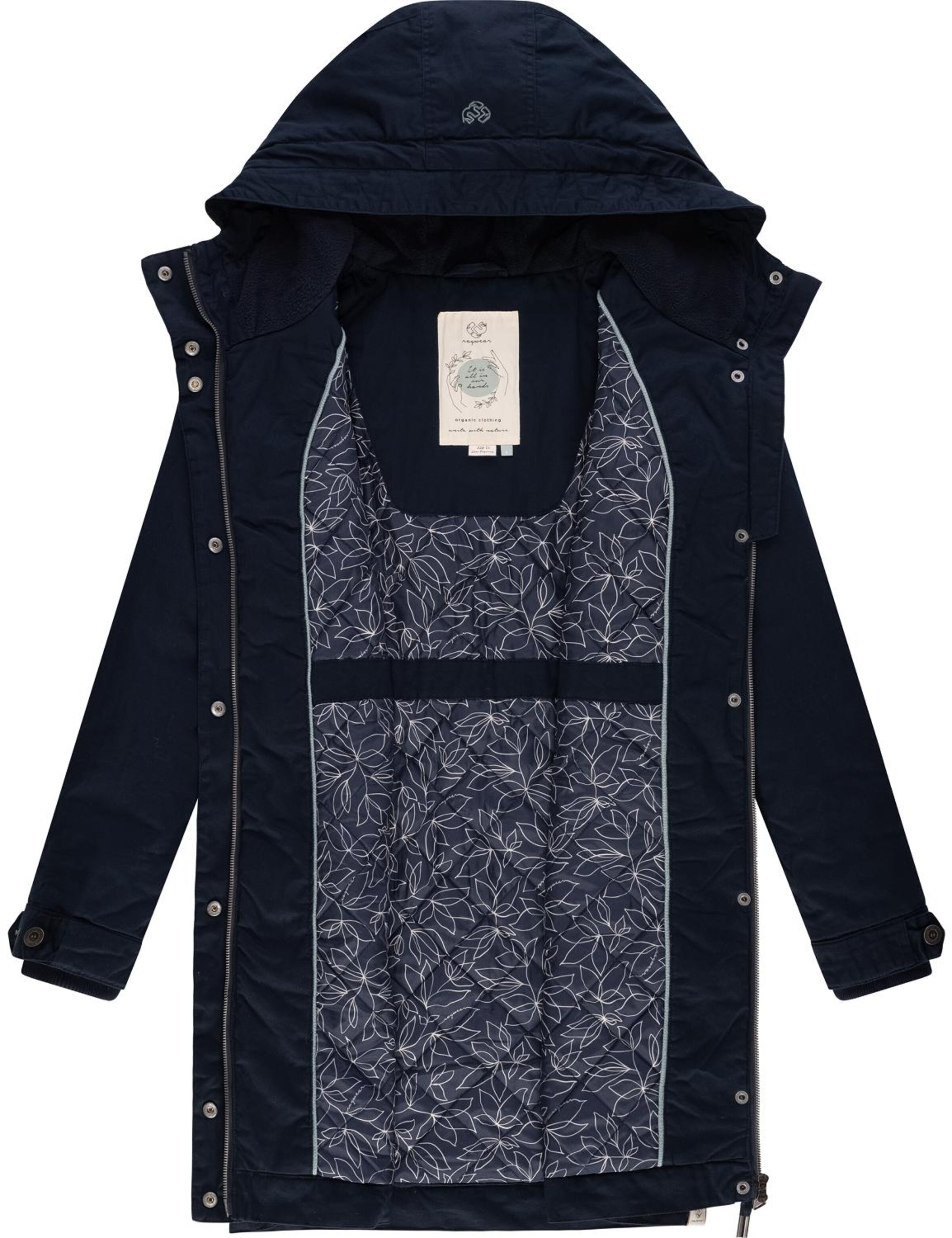 Parka invernale 'Aurorie Crystal' di Ragwear in blu