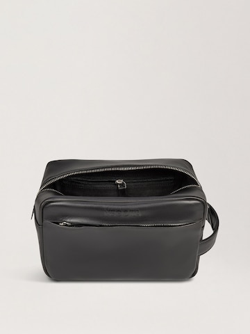 NEGOTIA Leather Toiletry Bag 'Mori' in Black