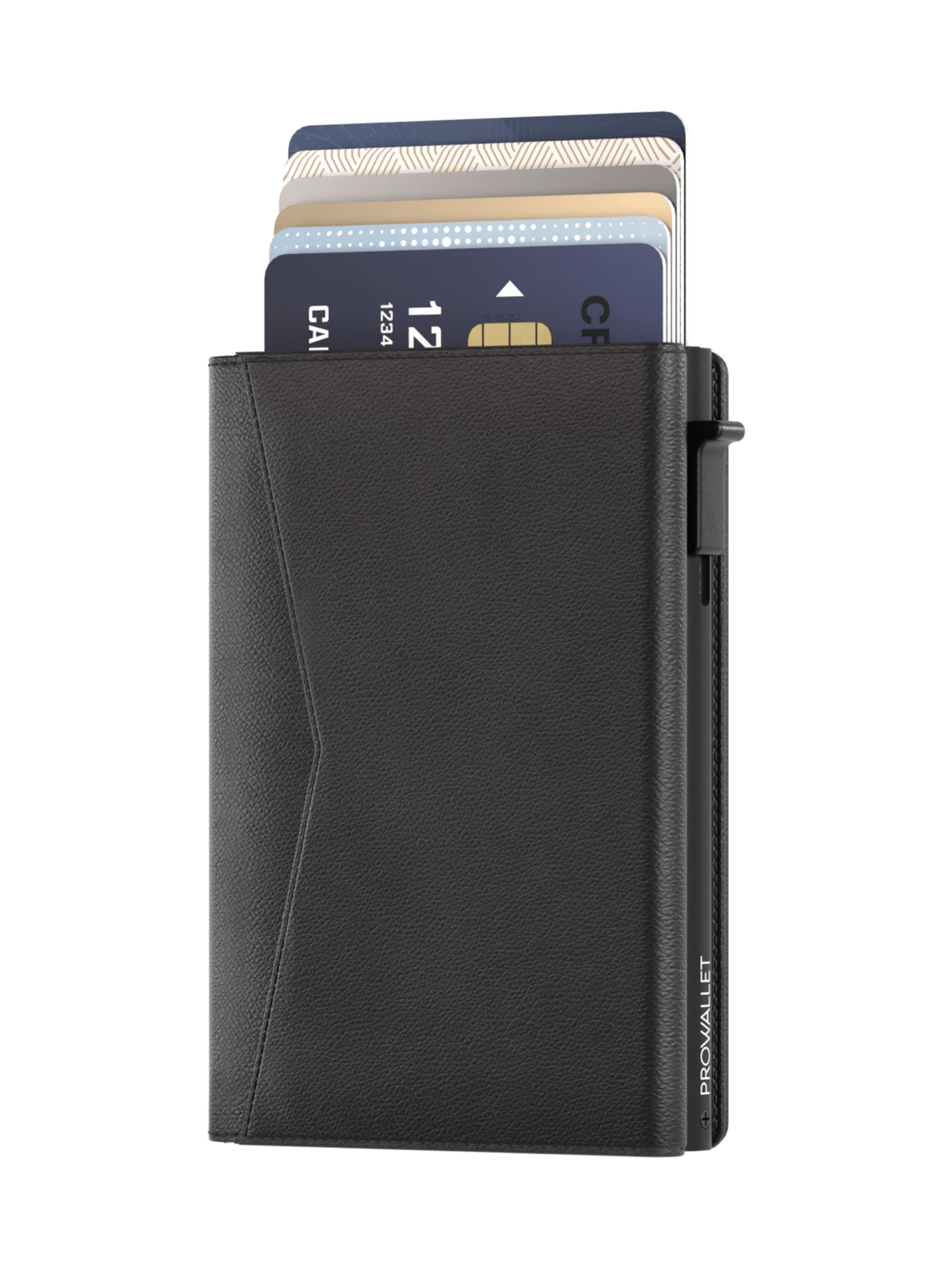 Prowallet Wallet 'Pasjeshouder Classic' in Black: front