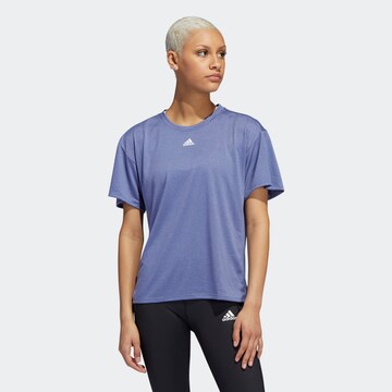 T-shirt fonctionnel ADIDAS SPORTSWEAR en violet : devant