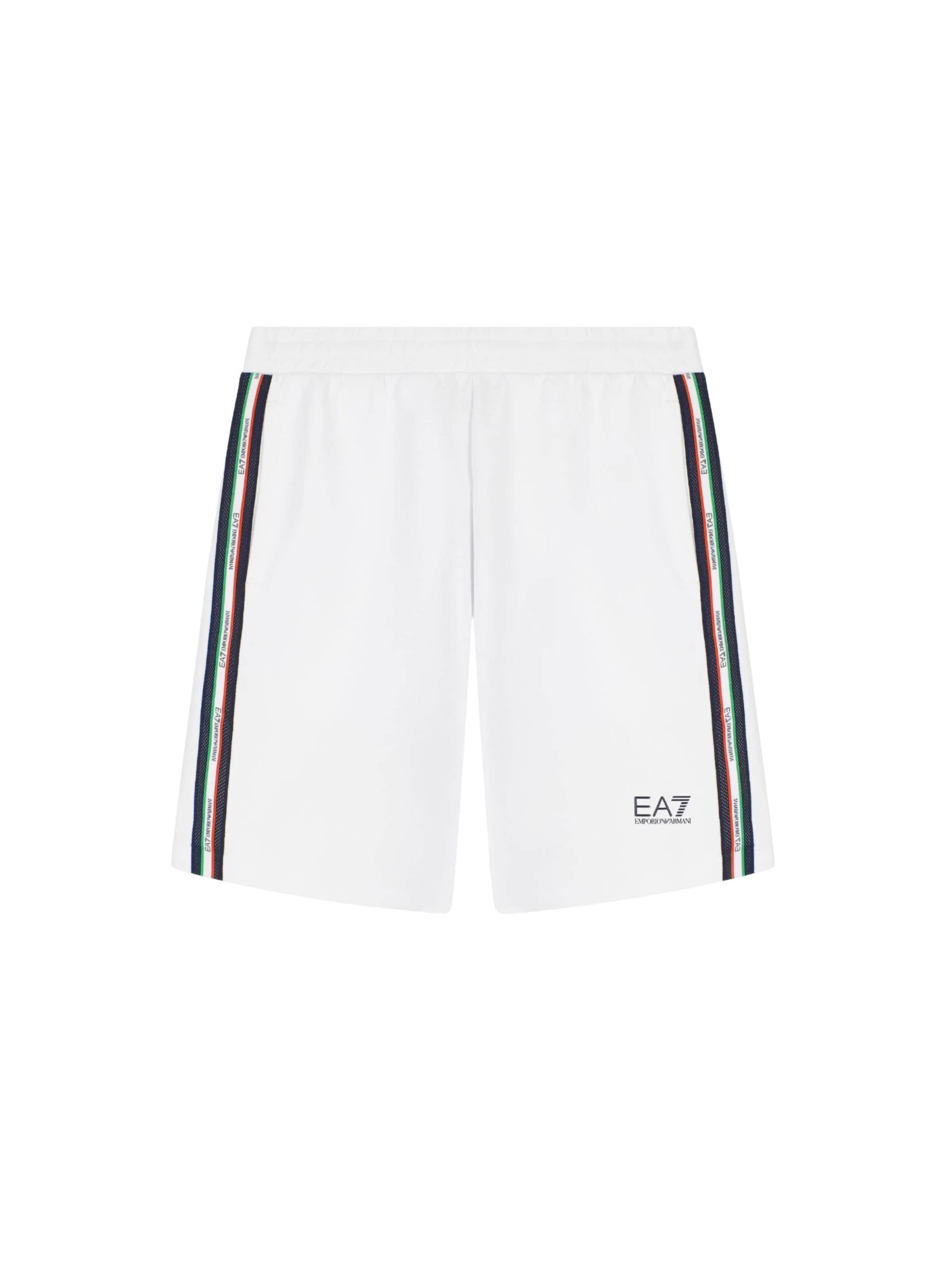 EA7 Emporio Armani Bokserki 'MAN JERSEY SHORTS' w kolorze biały: przód