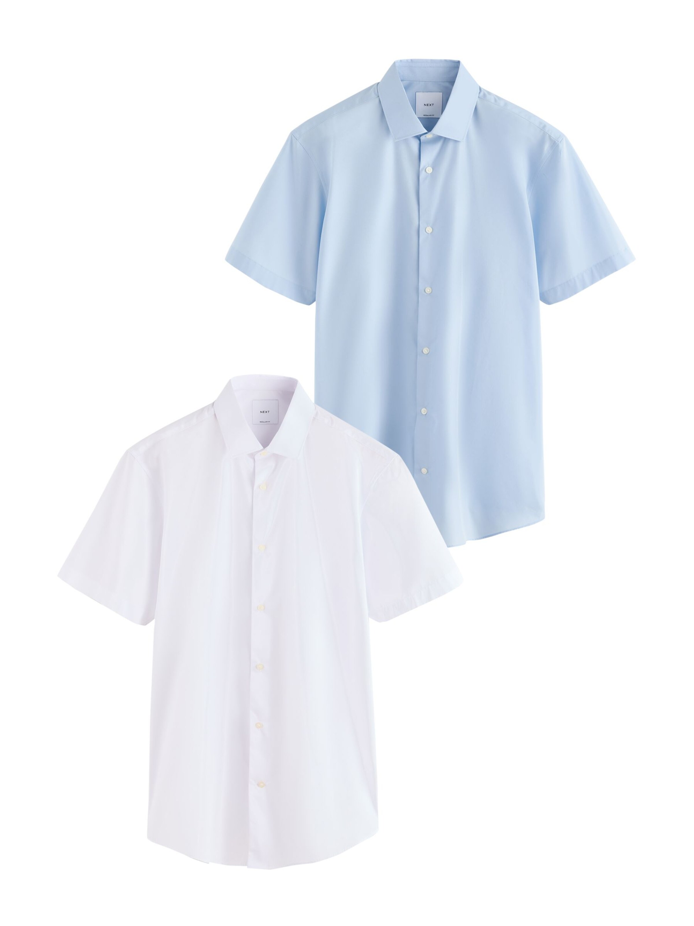 Coupe regular Chemise Next en bleu : devant