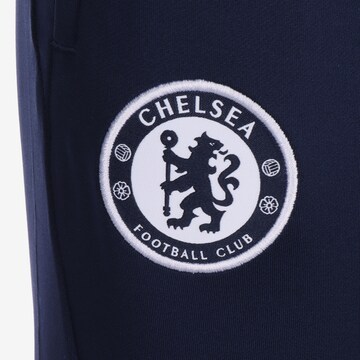 NIKE Skinny Workout Pants 'FC Chelsea Strike' in Blue