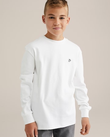 WE Fashion Sweatshirt in White: front