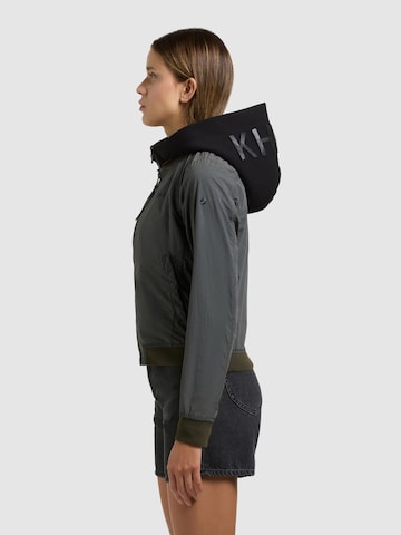 khujo Between-season jacket 'MEETS 2IN1' in Green