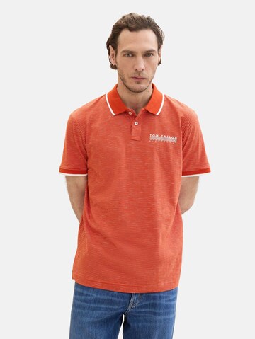 T-Shirt TOM TAILOR en orange : devant