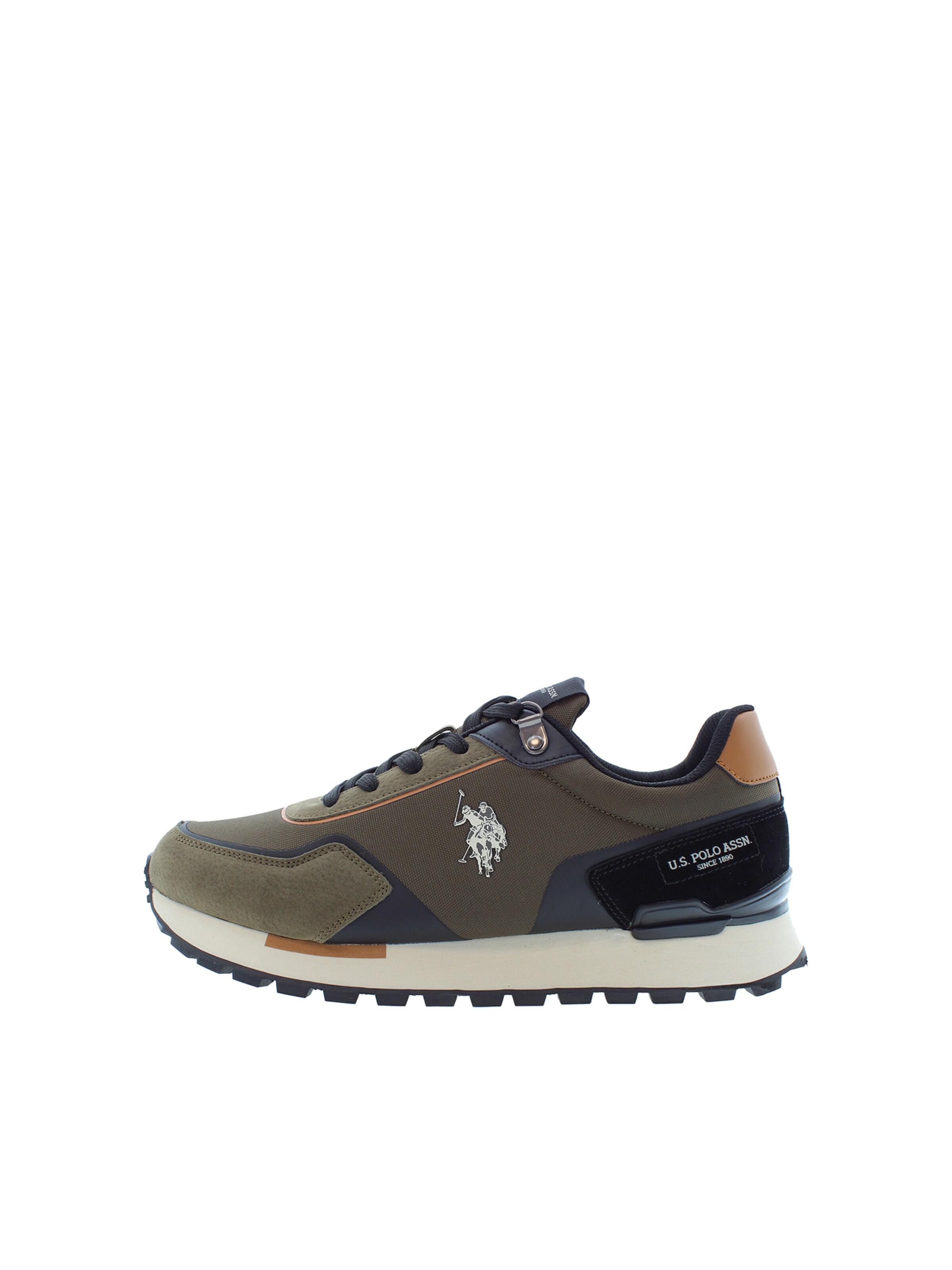 U.S. POLO ASSN. Sneakers laag in Groen: voorkant