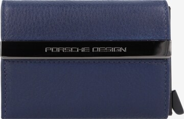 Porsche Design Wallet in Blue: front