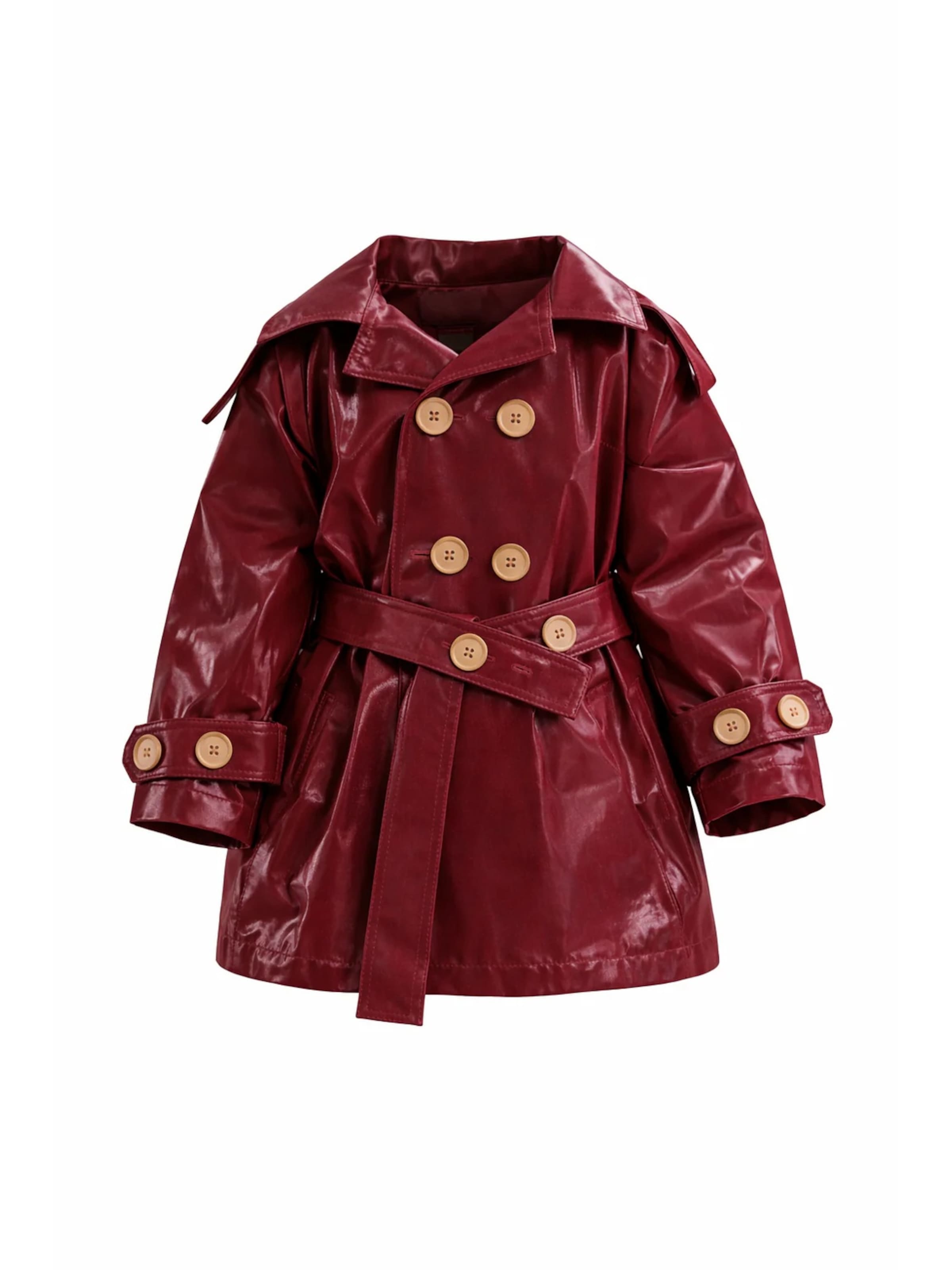 Veste mi-saison ZUBEK en rouge : devant