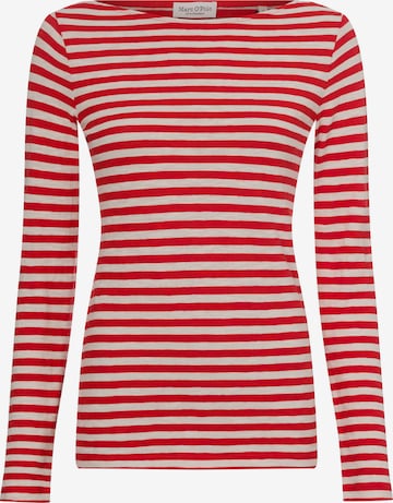 T-shirt Marc O'Polo en rouge : devant