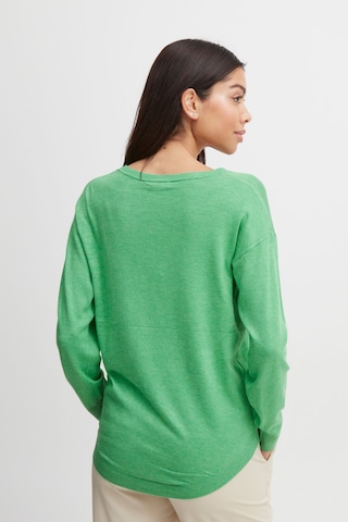 b.young Sweater '#Pimba' in Green
