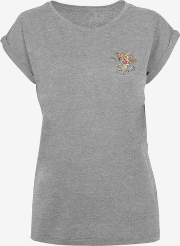 T-shirt 'Tom and Jerry Faux Pocket Mummy Jerry' F4NT4STIC en gris : devant