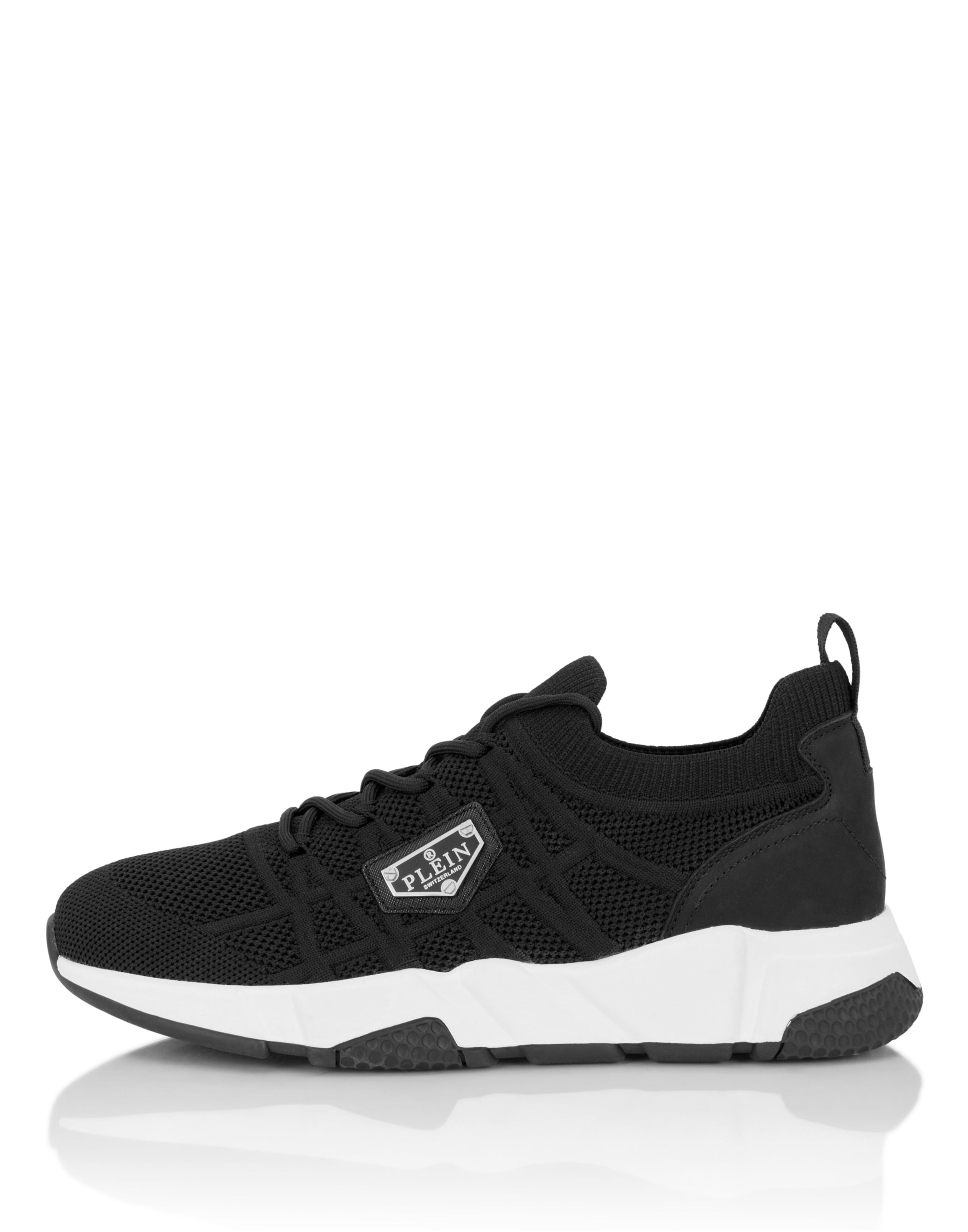 Baskets basses Philipp Plein en noir : devant