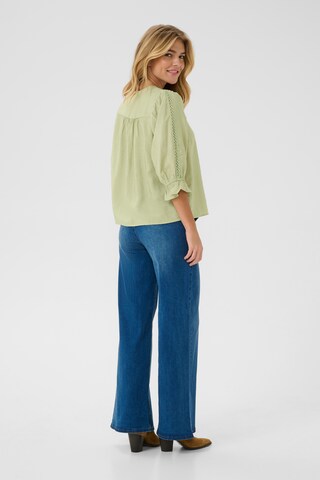 Cream Blouse 'CRBillie' in Green