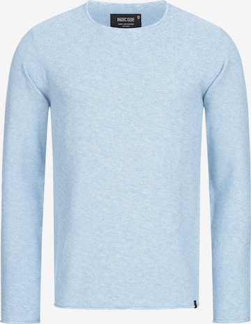 INDICODE JEANS Pullover 'Loakim' in Blau: predná strana