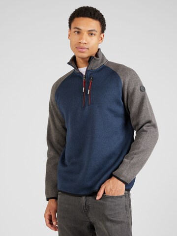Jack's Pullover in Blau: Vorderseite