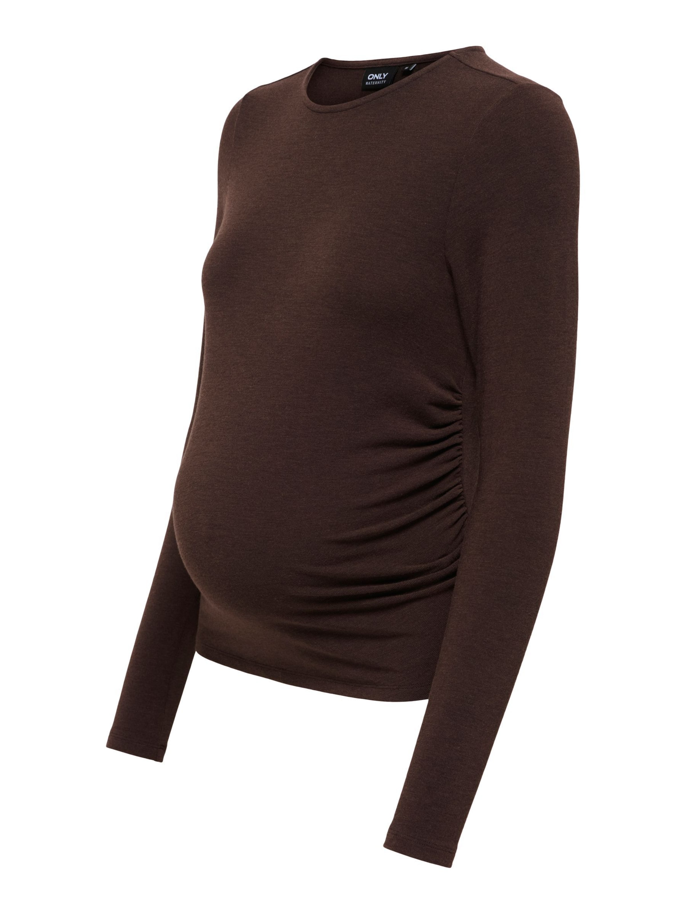 Only Maternity Shirts i brun: forside