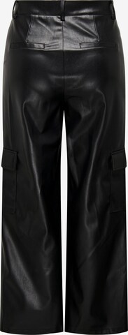 JDY Regular Trousers 'FOX' in Black