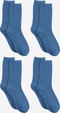 Albero Natur Socks 'Bio-Baumwoll-Kindersocken-4er Pack' in Blue: front