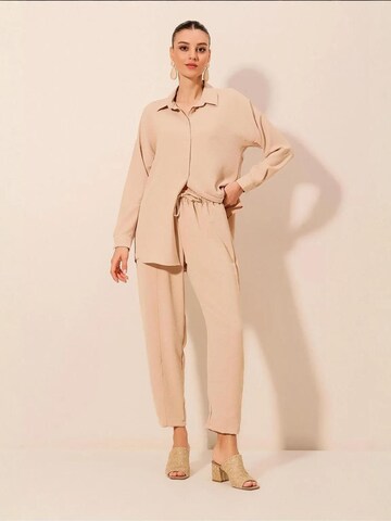 Bigdart - Calças de fato em bege