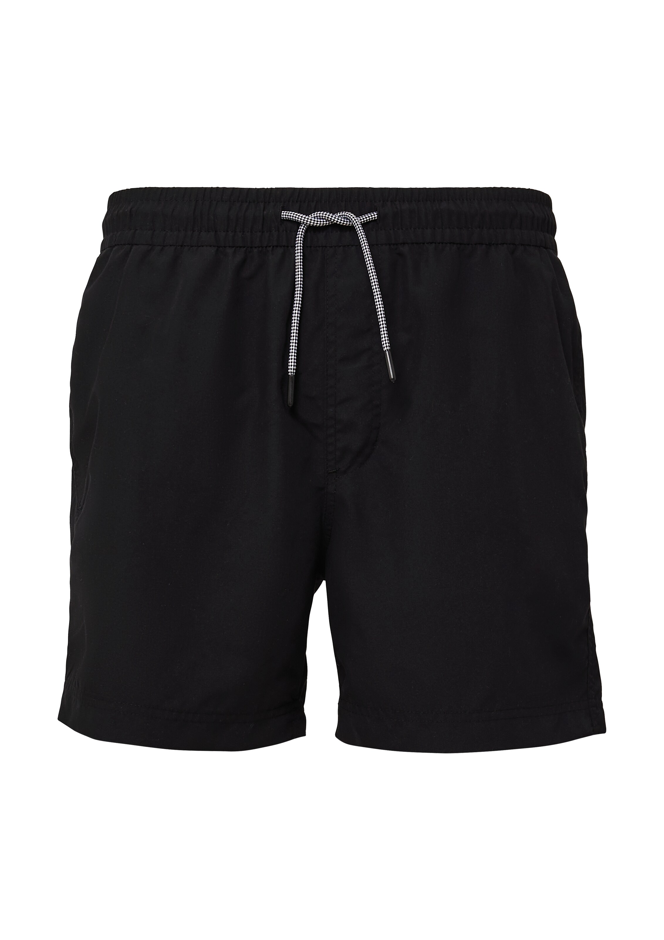 QS Zwemshorts in Zwart: voorkant