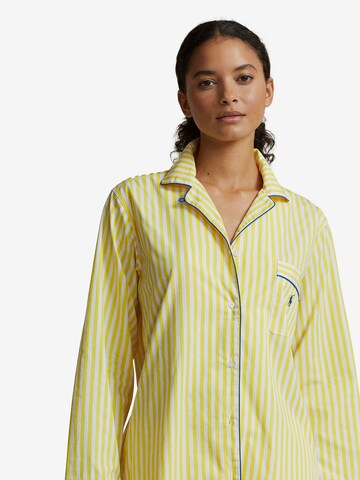 Polo Ralph Lauren Pajama ' Madison PJ Set - Shirting Stripes ' in Yellow