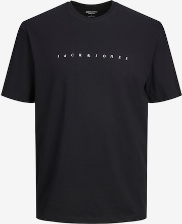 Jack & Jones Plus Shirt 'JJESTAR' in Zwart: voorkant