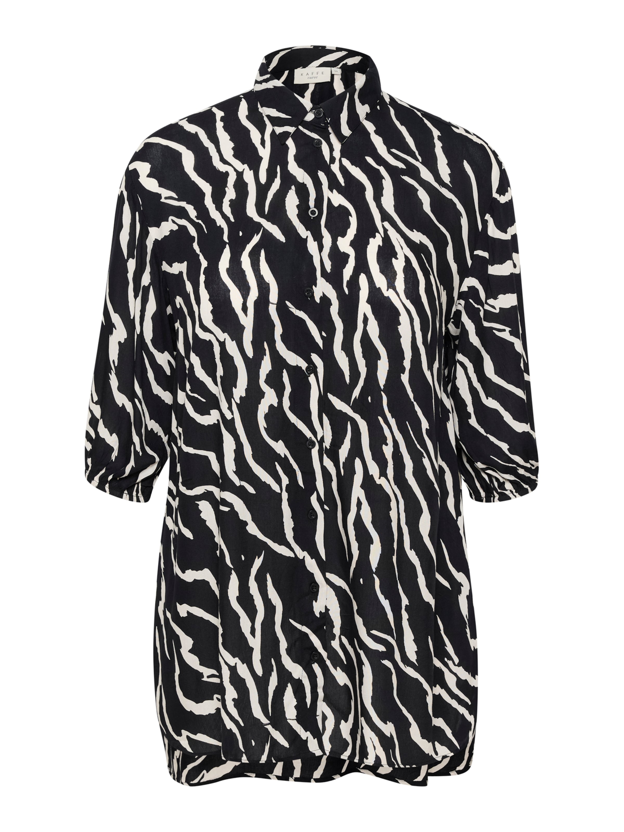 KAFFE CURVE Halenka 'KC Sonna' – černá: přední strana