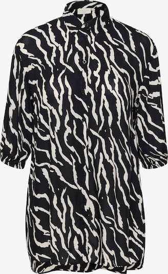 KAFFE CURVE Bluse 'KC Sonna' in schwarz / weiß, Produktansicht
