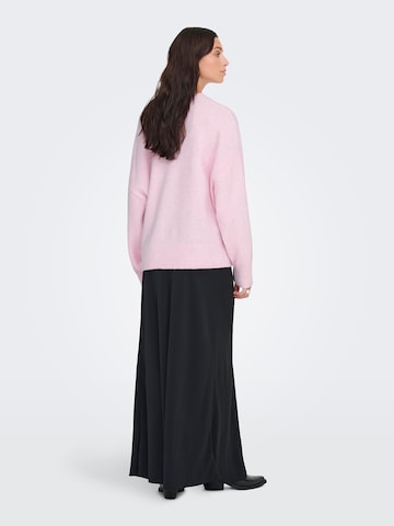 JDY Свитер в Ярко-розовый