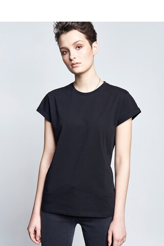 NINE TO FIVE Shirt ' Boyfriend Shirt #eib ' in Black: front