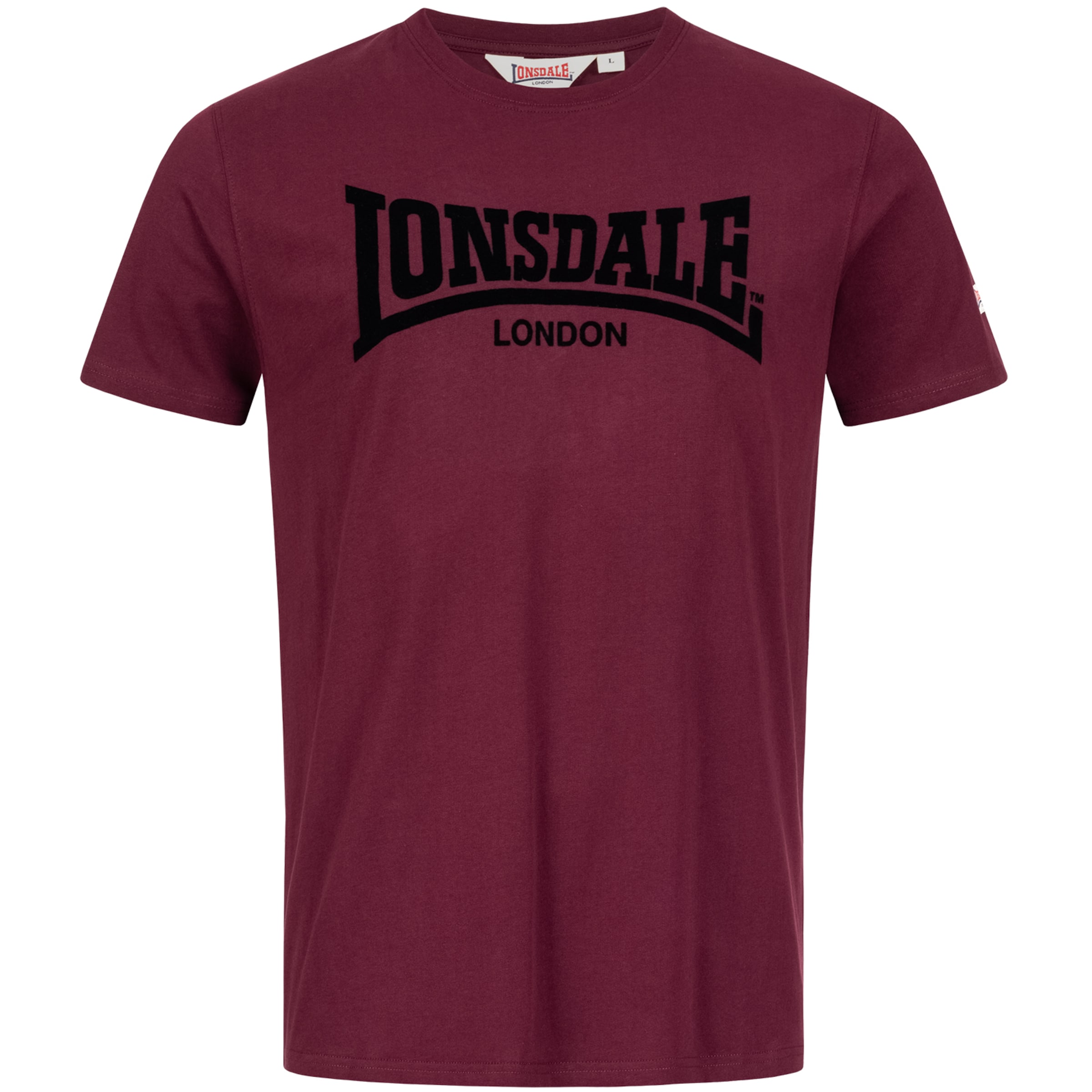 LONSDALE T-shirt i röd: framsida