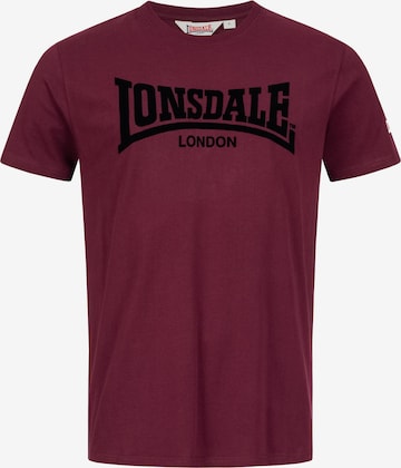 LONSDALE Shirt in Rot: Vorderseite