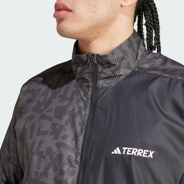 ADIDAS TERREX Athletic Jacket 'Trail' in Grey