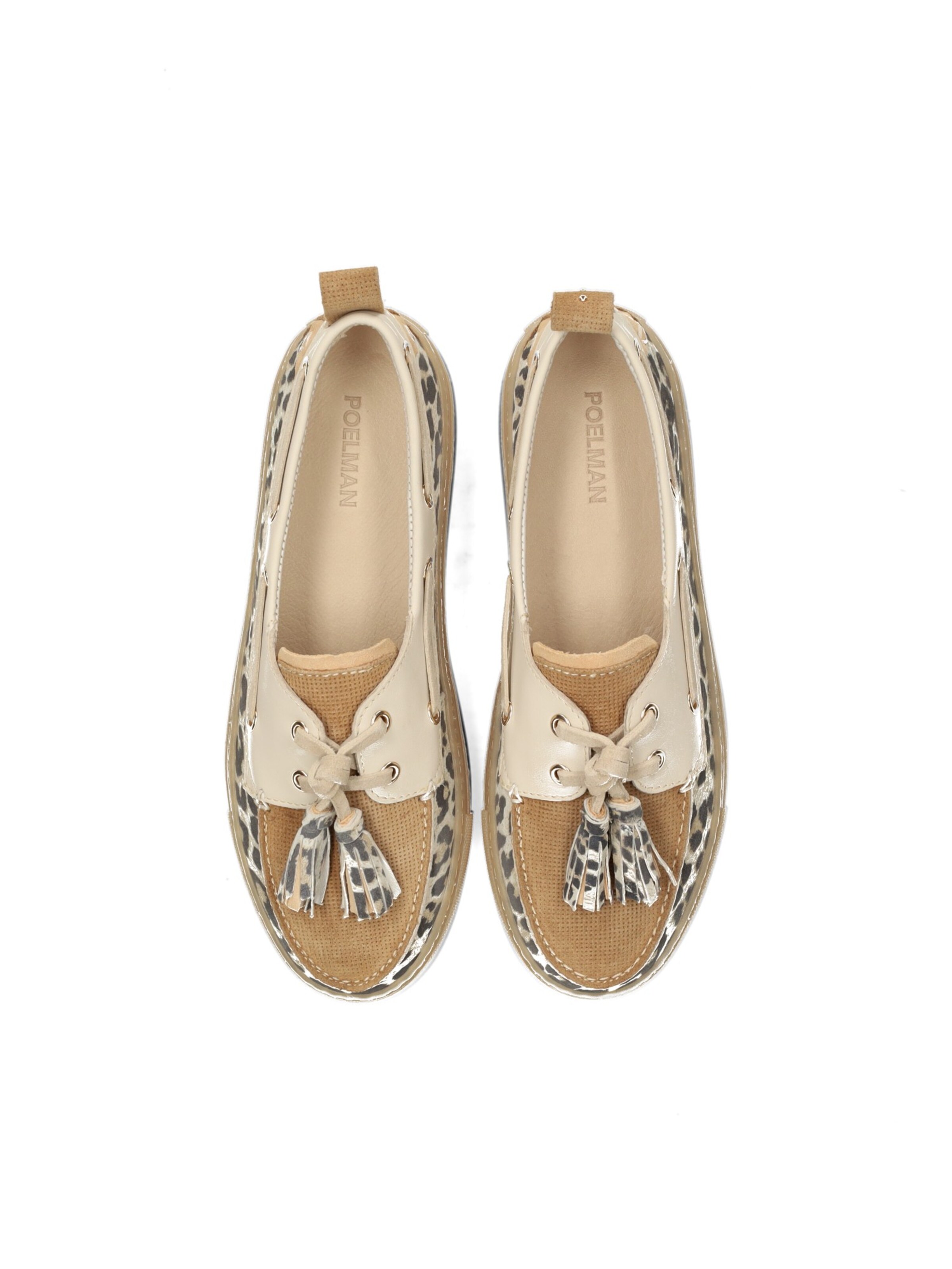 PS Poelman Moccasins ' SILK ' in Beige