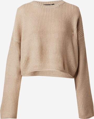BRAVE SOUL Sweater in Brown: front