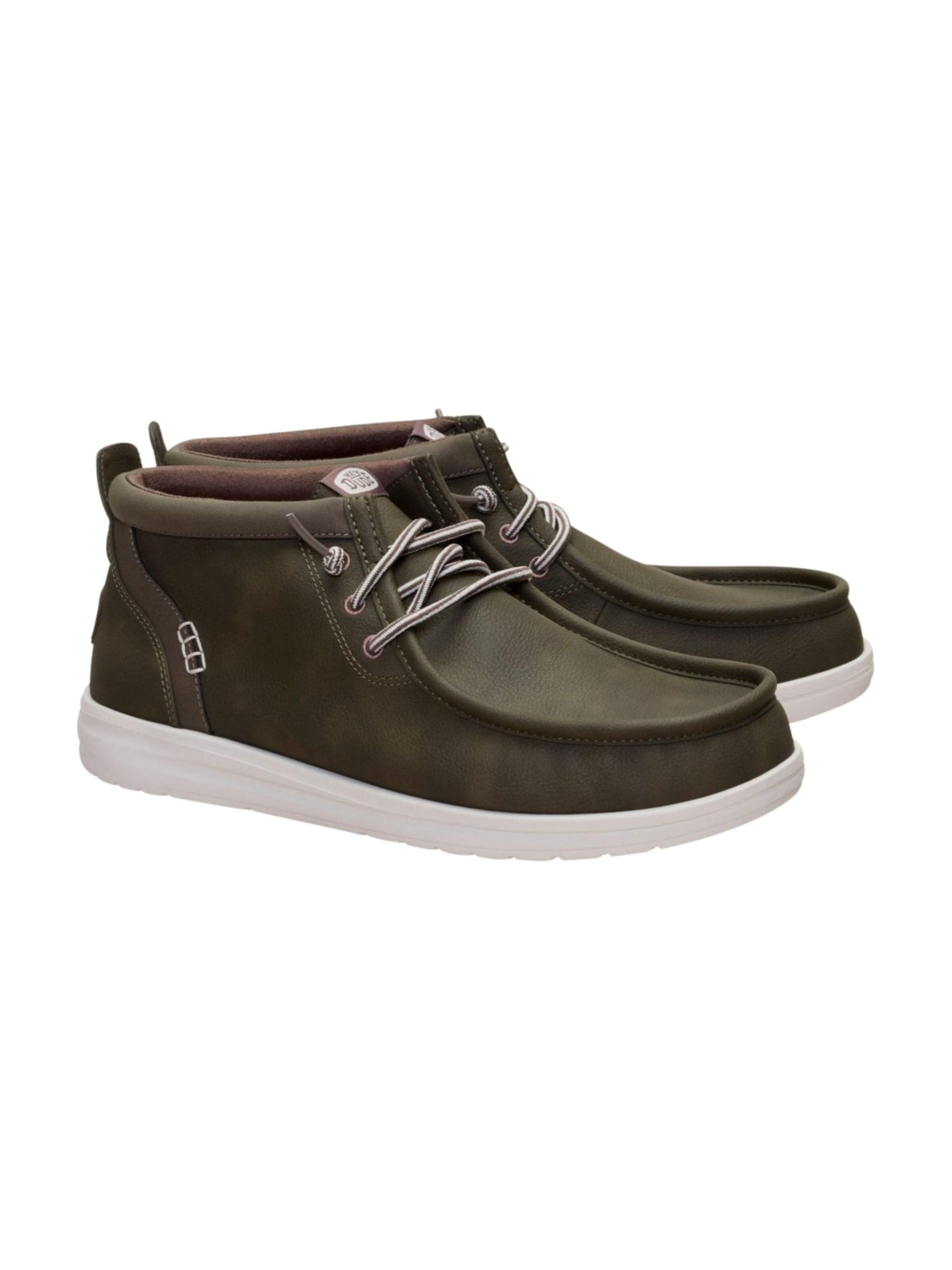 HEY DUDE Buty Chukka 'Wally Mid GripR Classic' w kolorze zielony