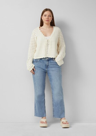 QS Knit cardigan in Beige