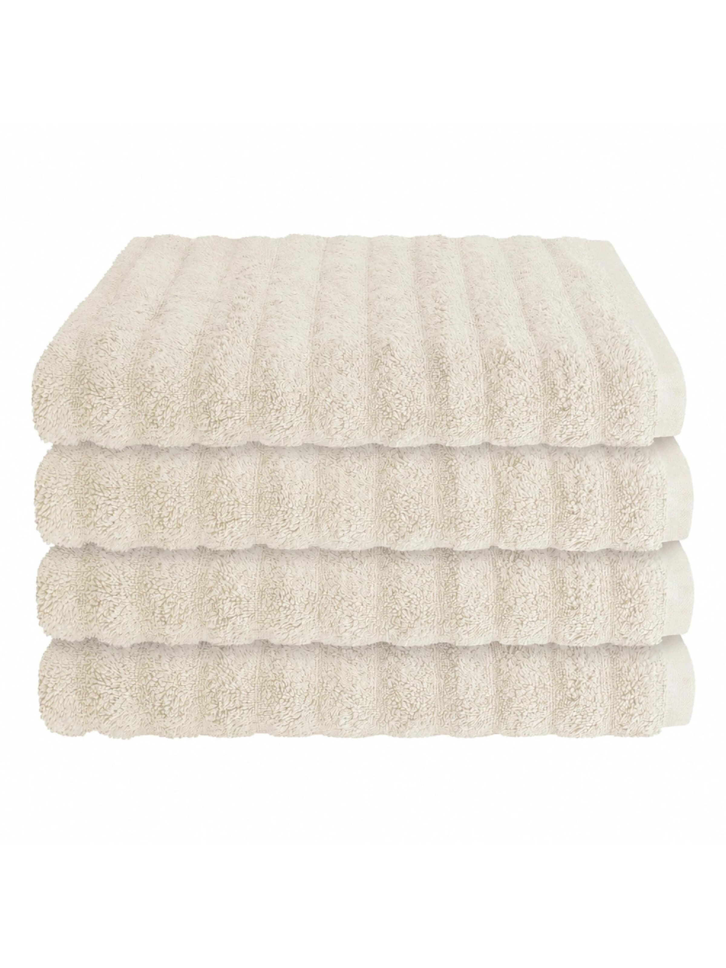 SCHIESSER Towel 'Handtuchset Neapel' in Beige: front