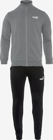 PUMA Тренировочный костюм в Серый: спереди