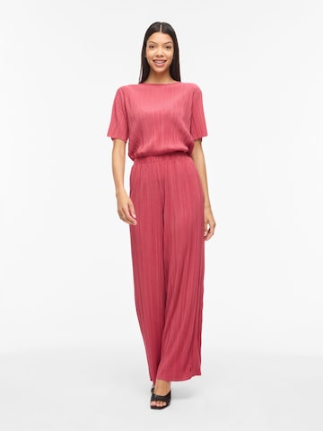 Wide Leg Pantalon folklorique 'VIPLisa' VILA en rose