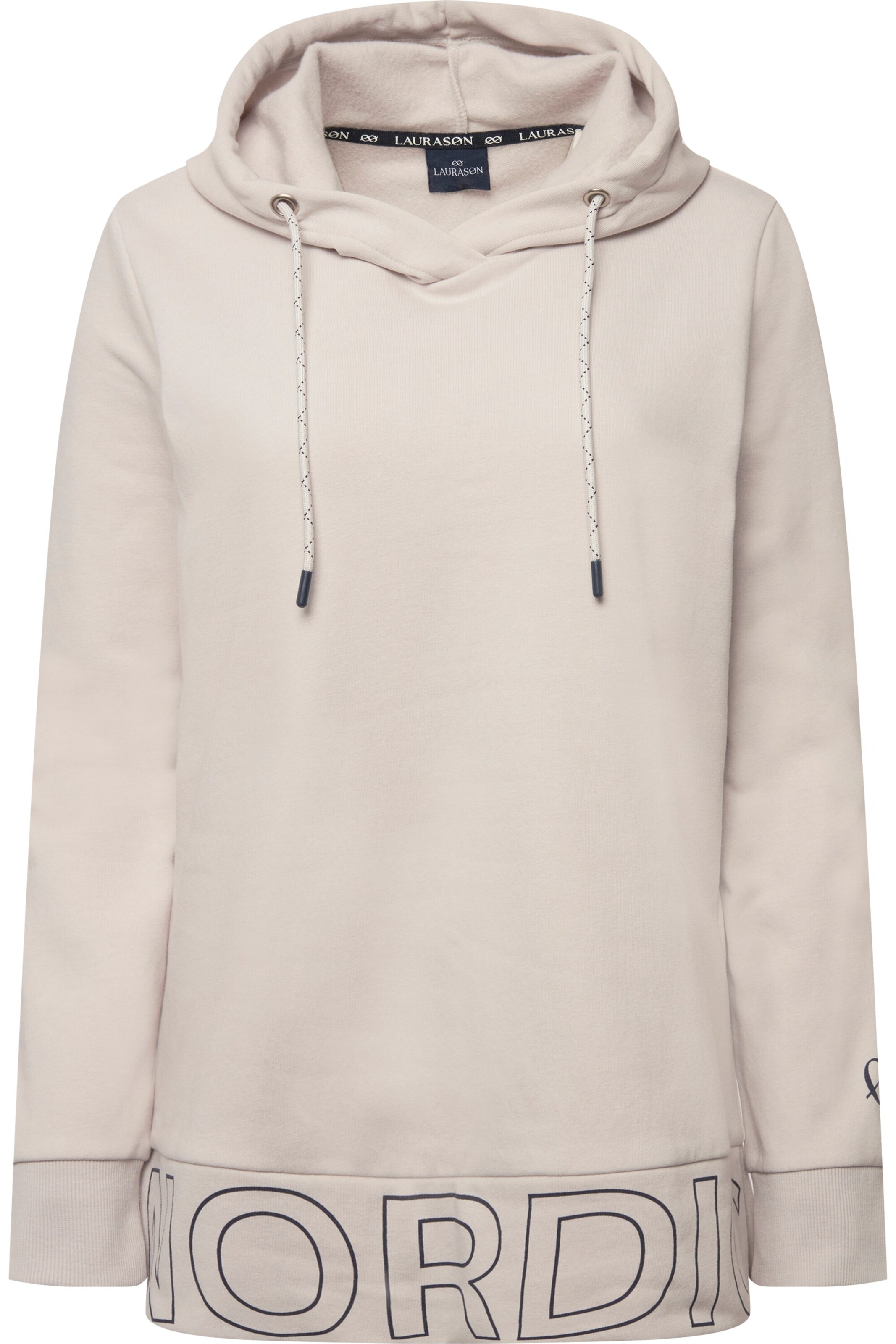 LAURASØN Sweatshirt in Beige: voorkant
